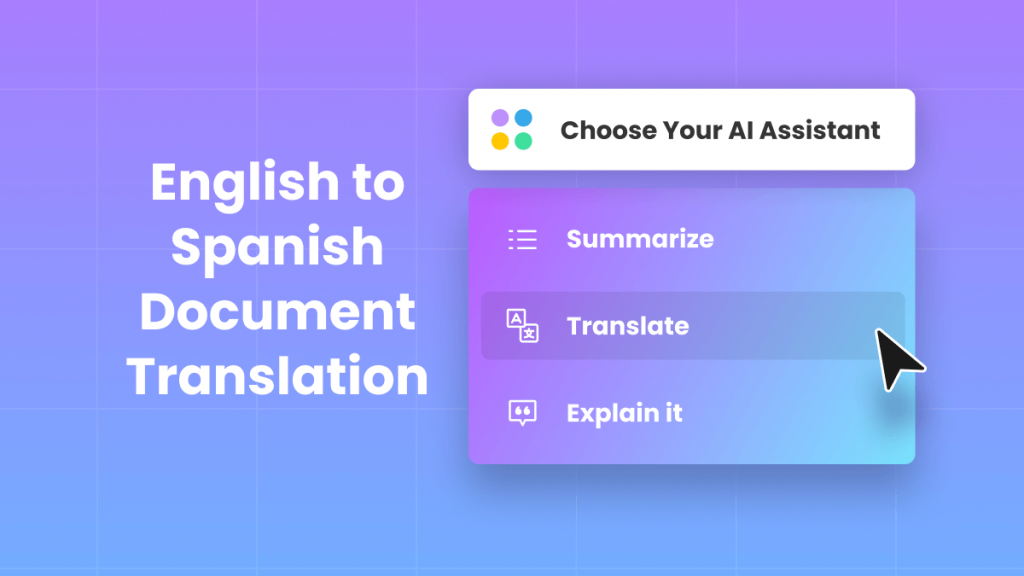 How to Do English to Spanish Document Translation? UPDF