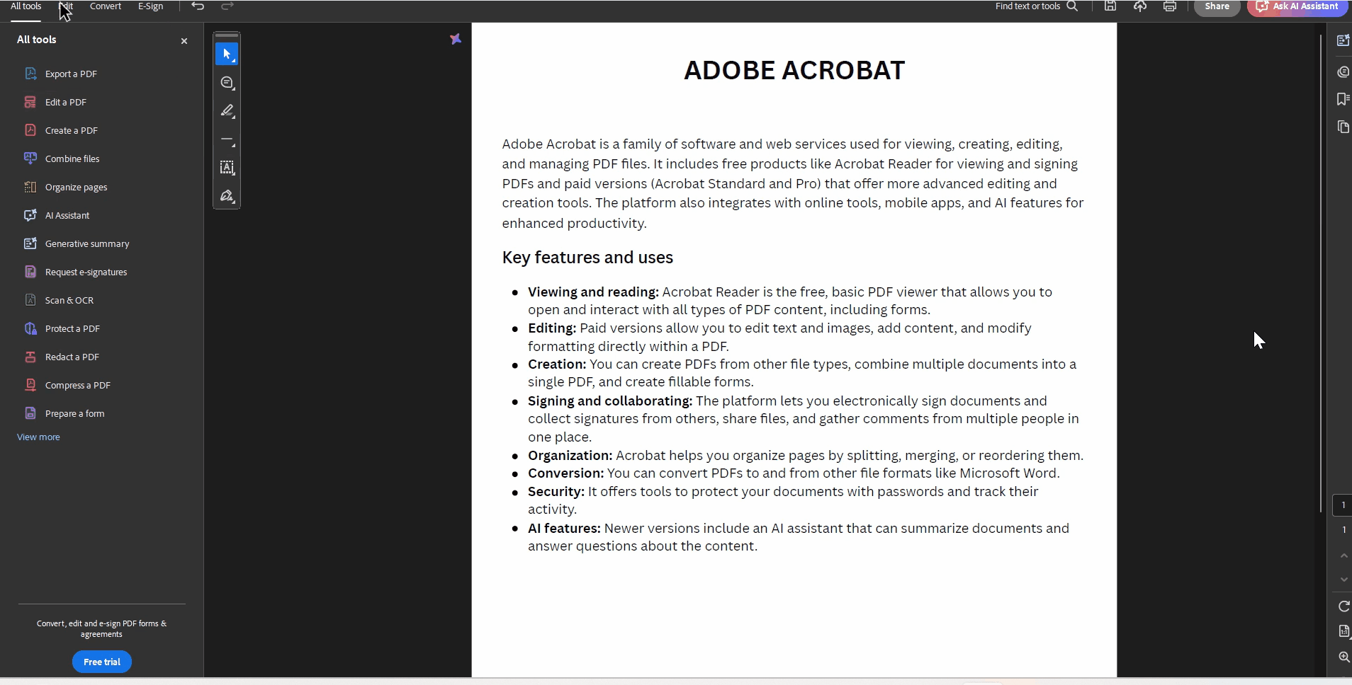 erase text in pdf in acrobat