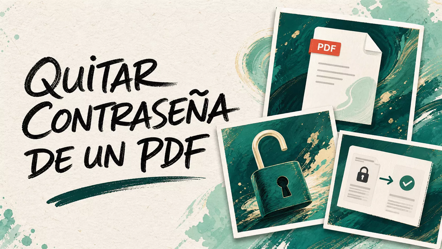 Cómo quitar contraseña de un PDF (4 Métodos infalibles)
