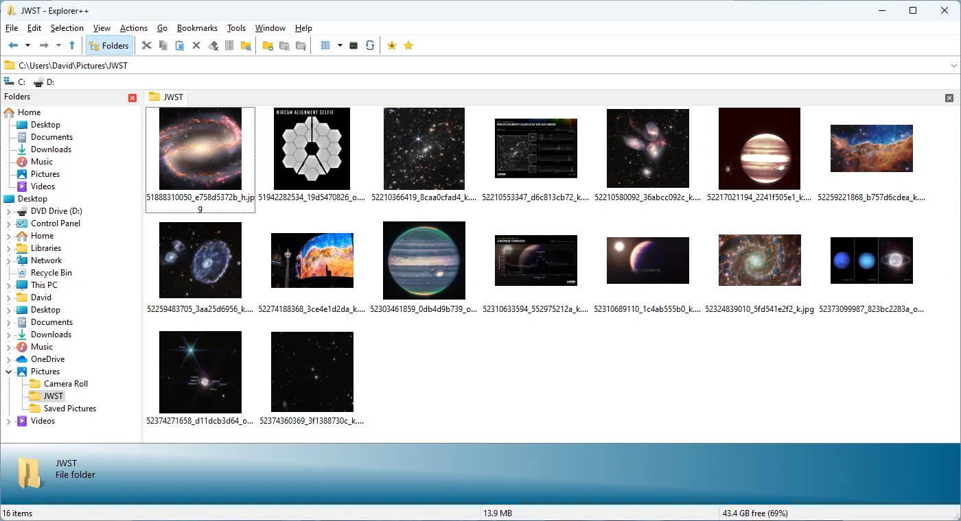 Explorer++ - El mejor gestor de archivos de código abierto para Windows