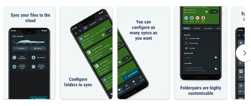 android file sync app foldersync