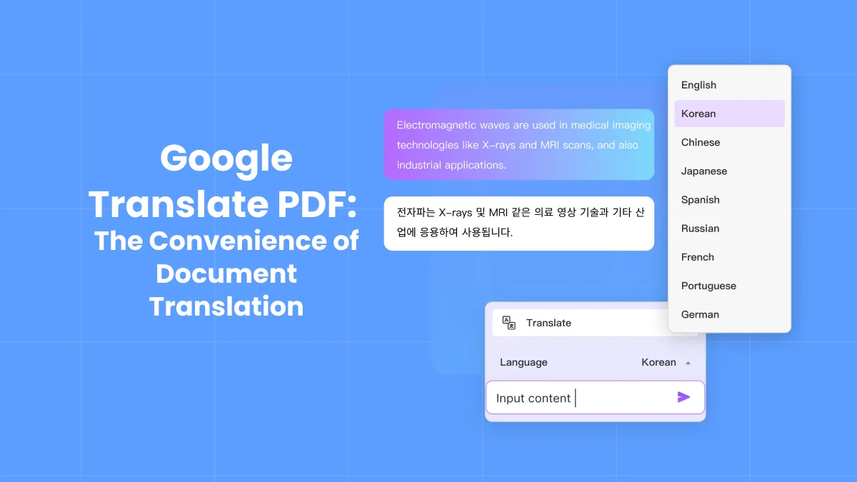 Google Translate PDF: The Convenience of Document Translation