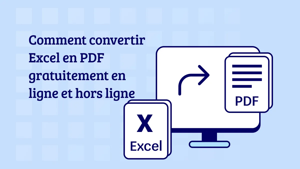 Comment convertir un Excel en PDF gratuitement