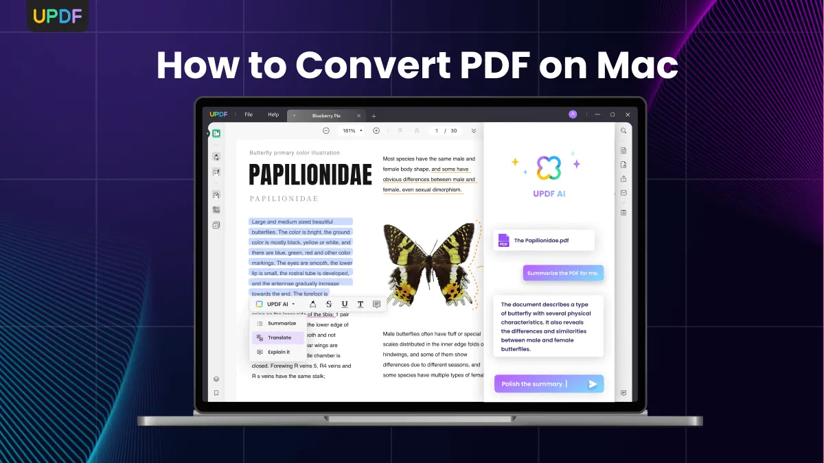Step-by-Step Methods to Convert PDF on Mac with Ease