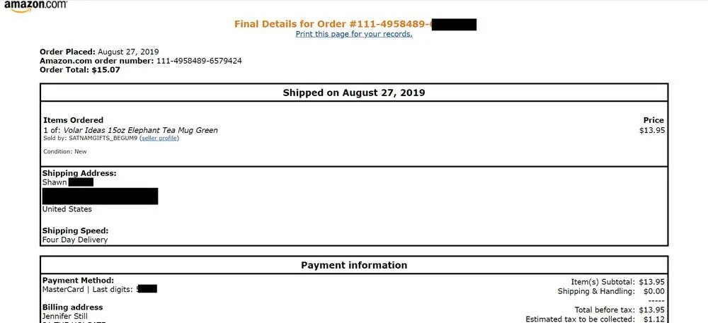 how to generate amazon invoice