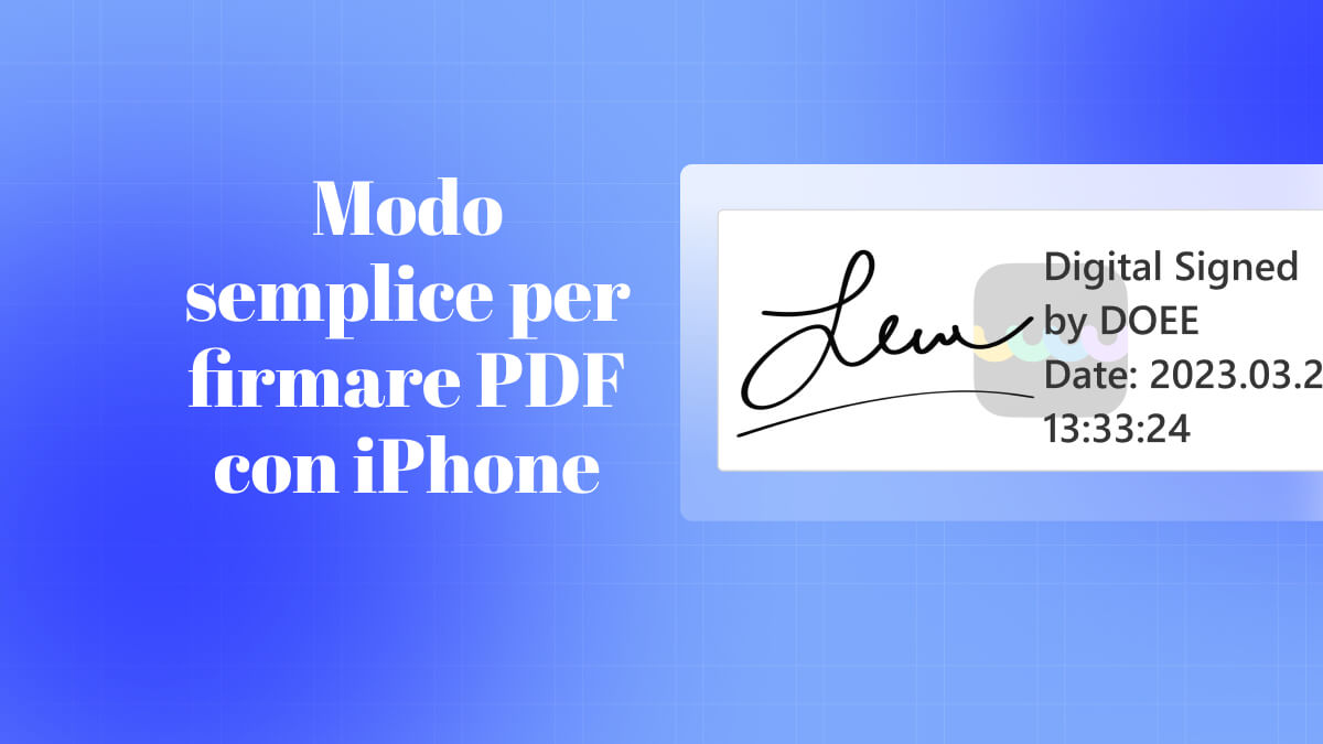 Come firmare PDF su iPhone e iPad? | UPDF