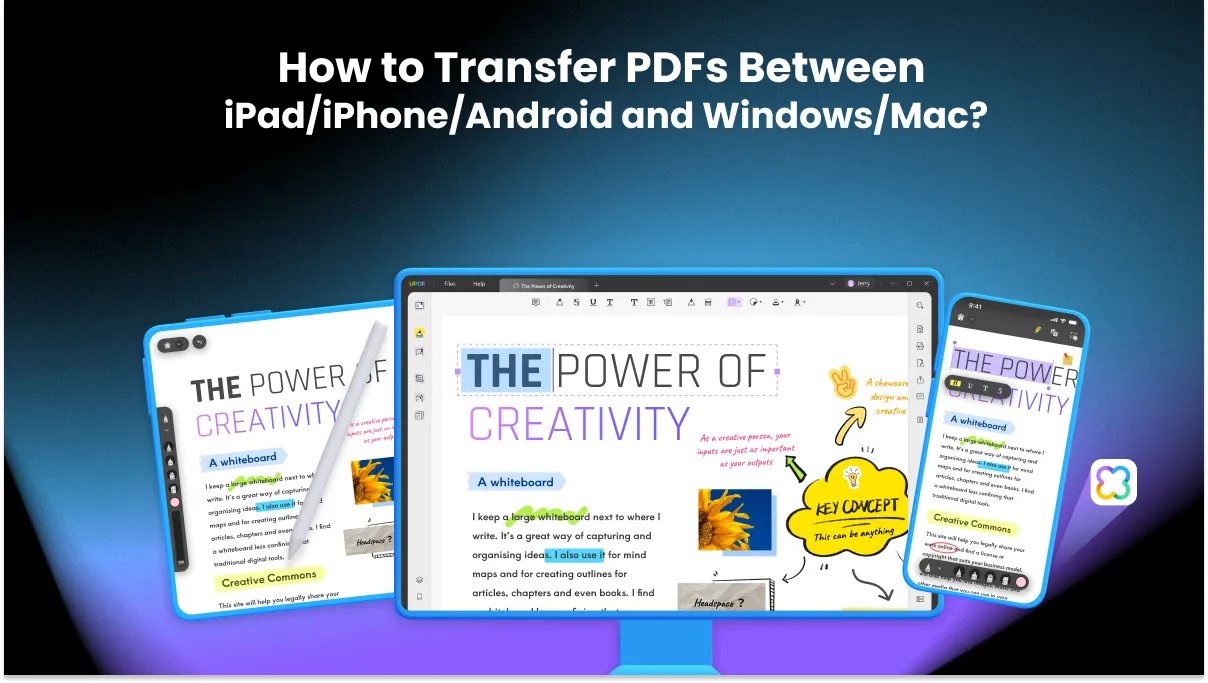 Comment transférer des PDF entre iPad/iPhone/Android et Windows/Mac