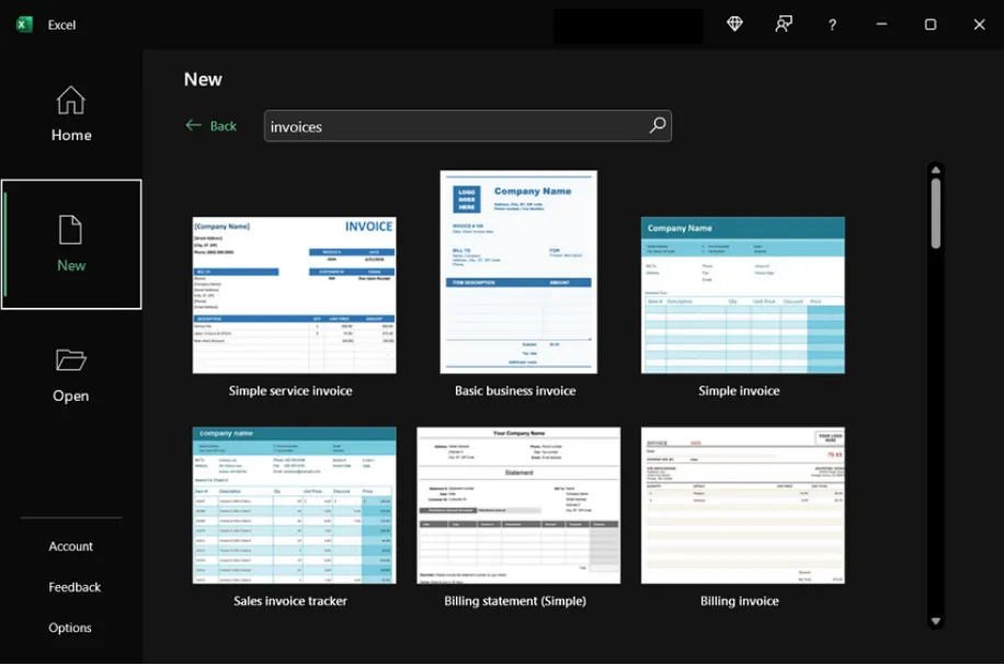 how to create an invoice in excel