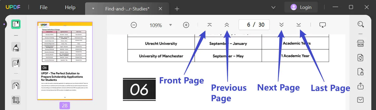 page counter pdf updf