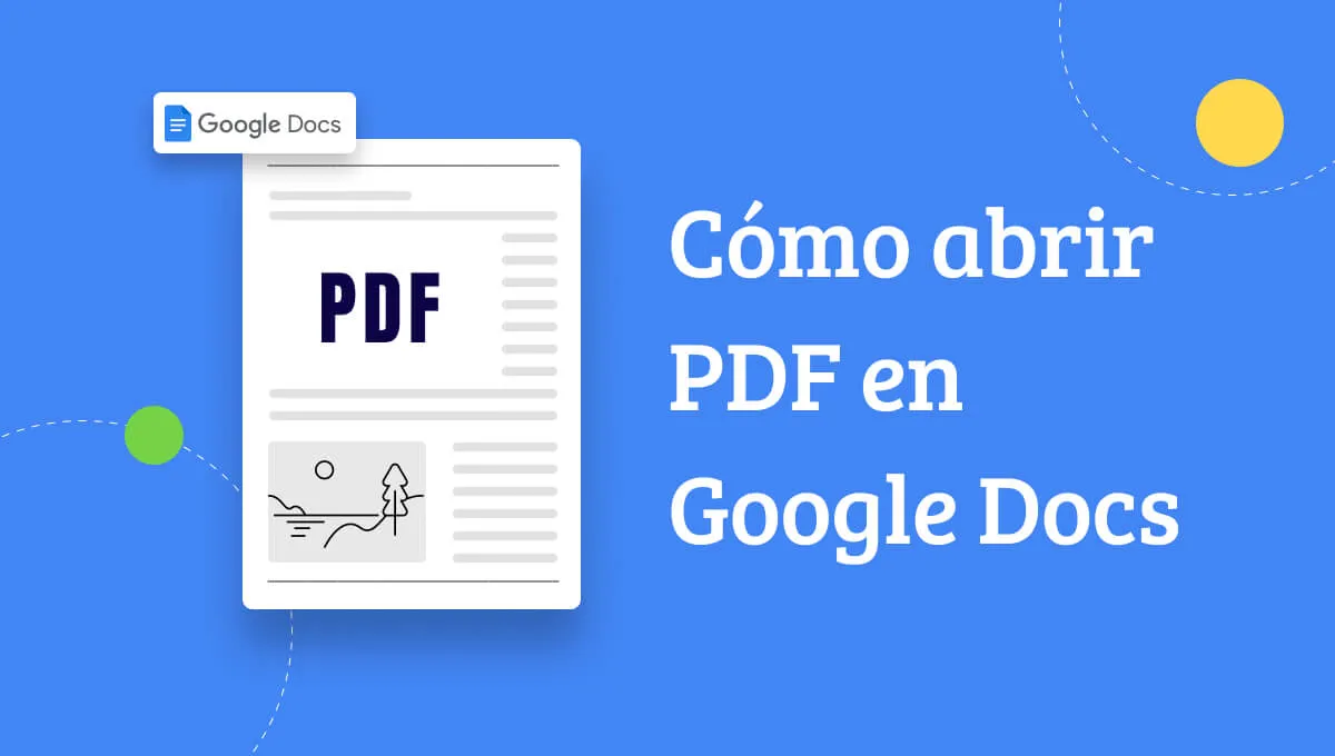 Cómo abrir PDF en Google Docs