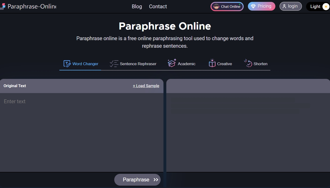 ai paraphrasing tool paraphrase online