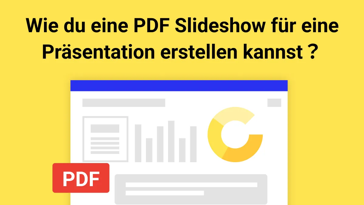 Wie kannst du einfach PDF-Datei als Slideshow präsentieren?