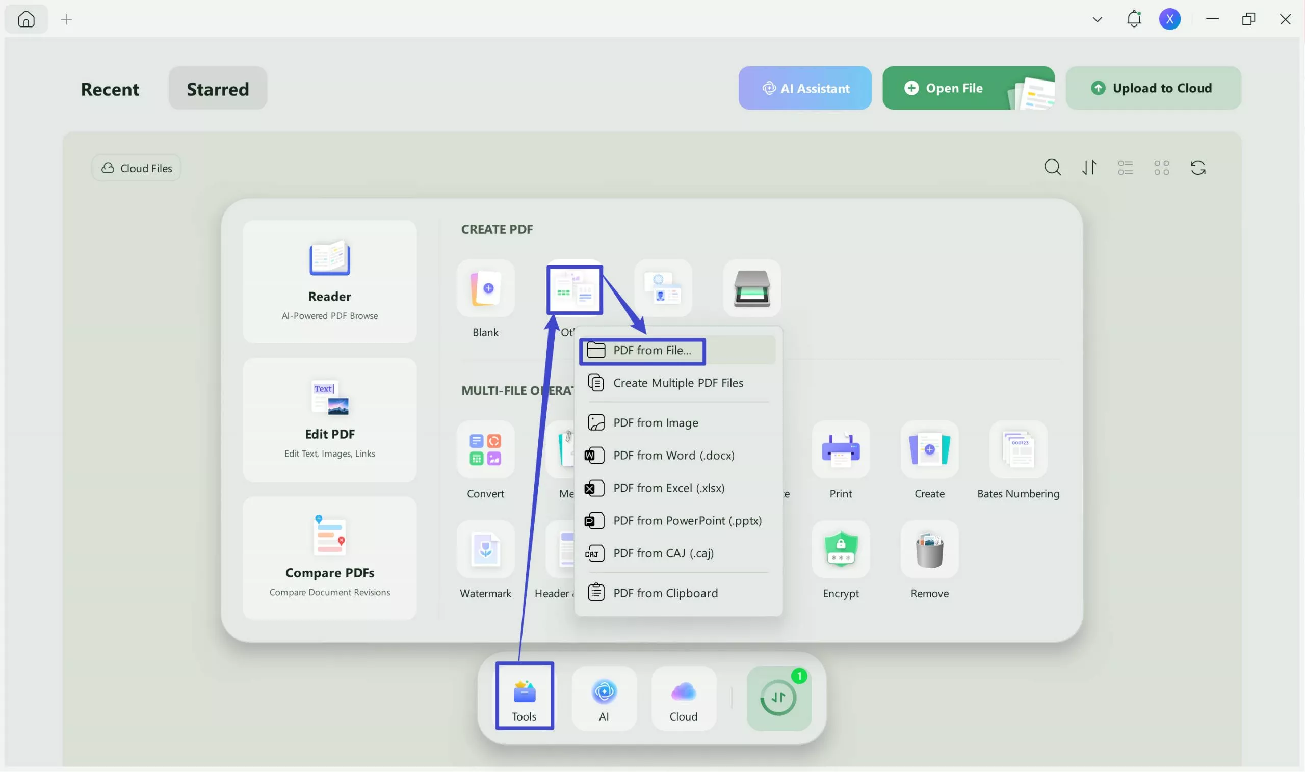 Create PDF from Visio using UPDF