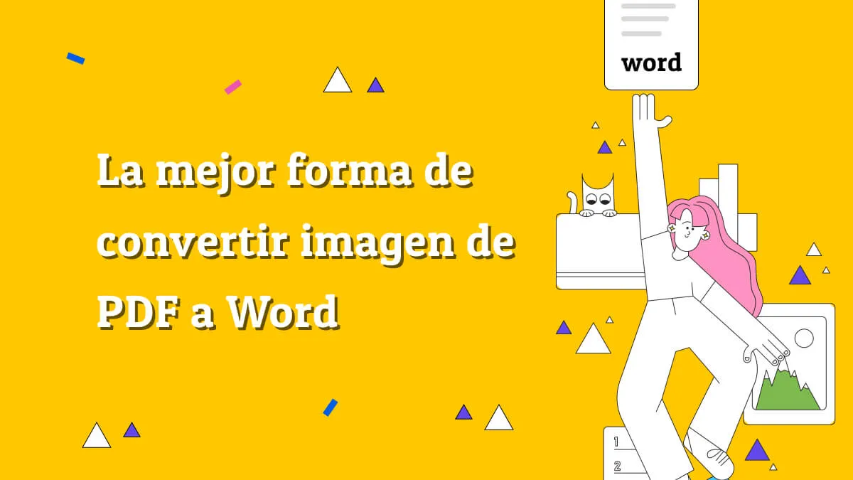 La mejor forma de convertir imagen de PDF a Word