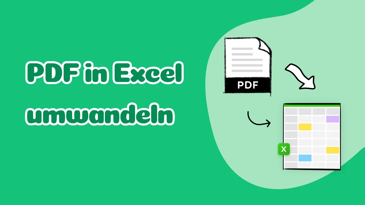 So können Sie PDF in Excel auf dem Mac umwandeln