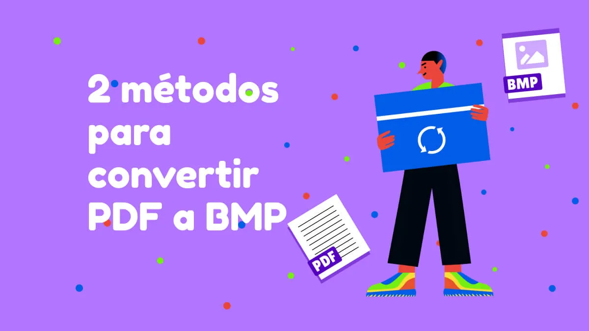 2 métodos para convertir PDF a BMP