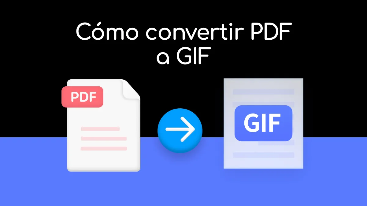 Cómo convertir PDF a GIF