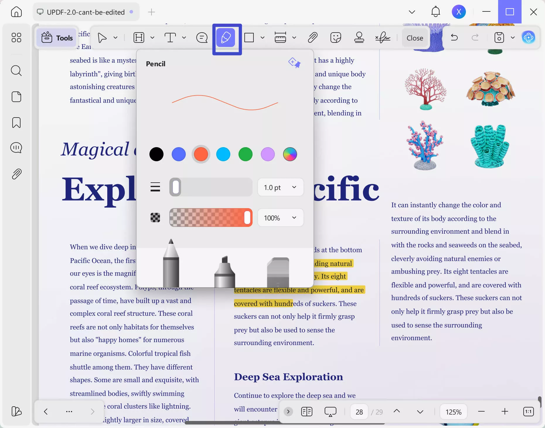 annotate pdf on windows with pencil