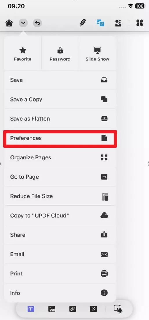 how to open pdf on iphone page view