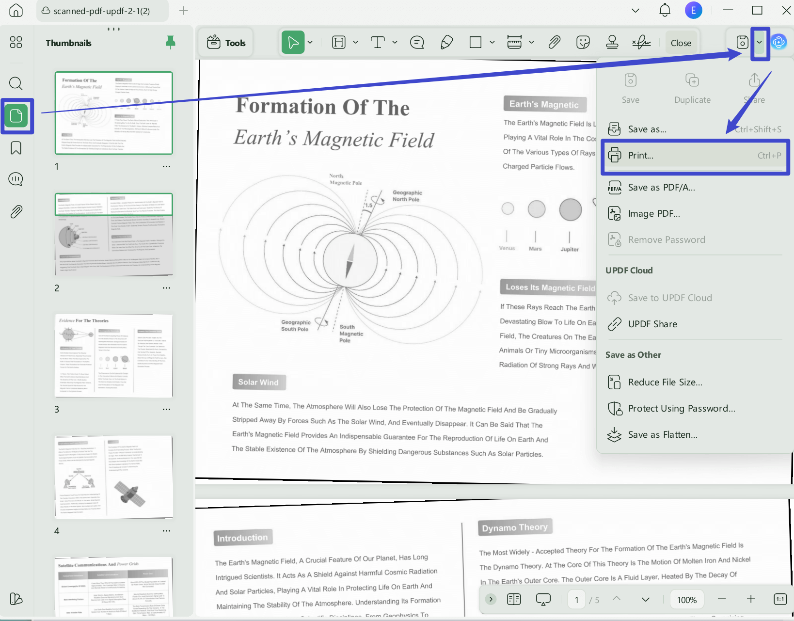pdf printer windows print icon