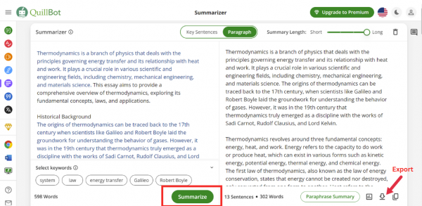 QuillBot PDF Summarizing Tool: أداة معروفة للتلخيص وإعادة الصياغة