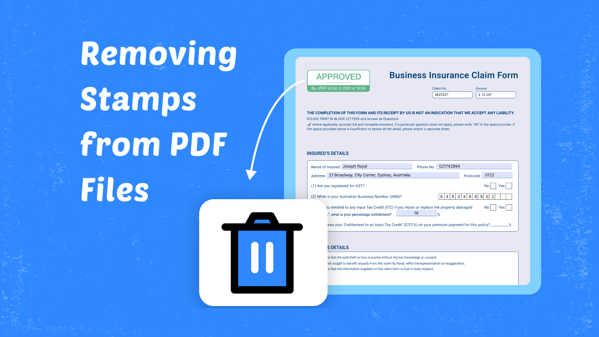 How to Remove Stamps from PDF? Top 3 Ways UPDF