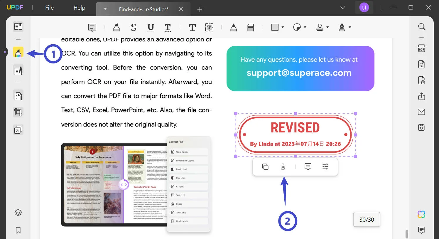 How to Remove Stamps from PDF Successfully 3 Ways UPDF