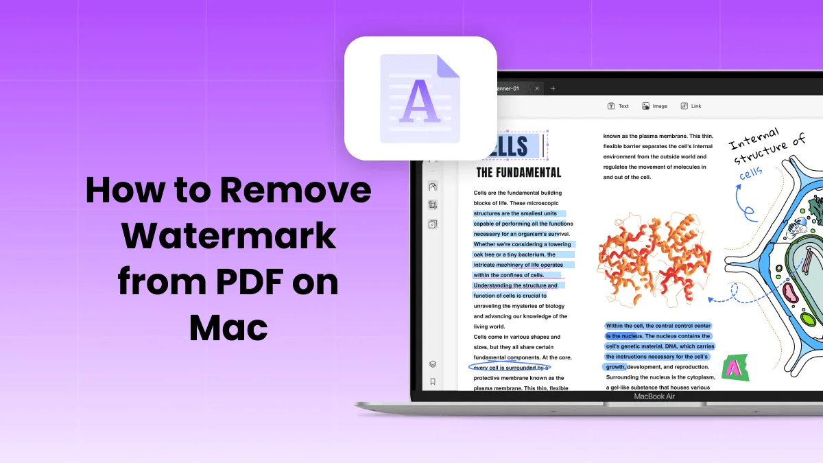 How to Remove Watermark from PDF on Mac without Damage