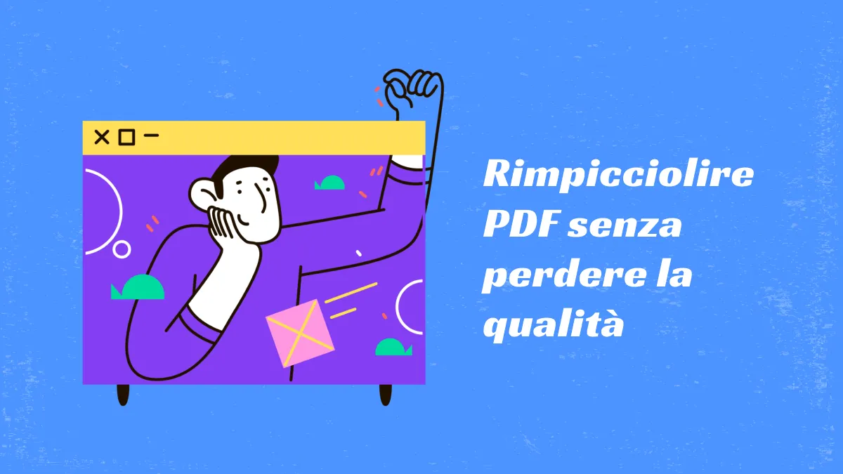 rimpicciolire PDF