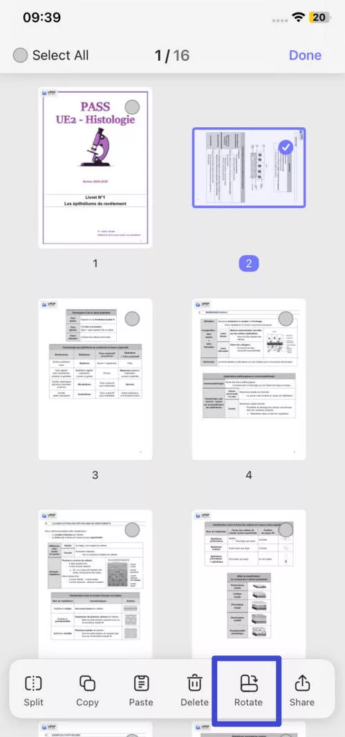 rotate updf ios