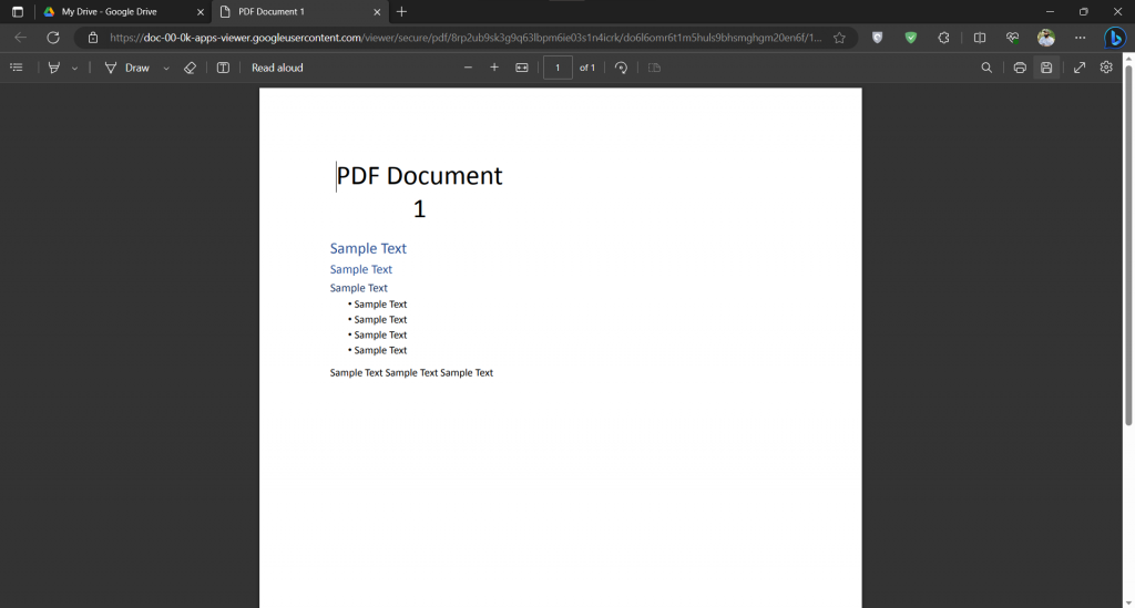 save pdf in google docs