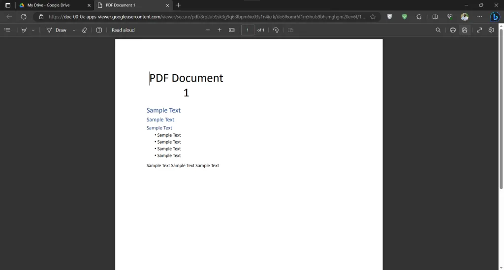 save pdf in google docs