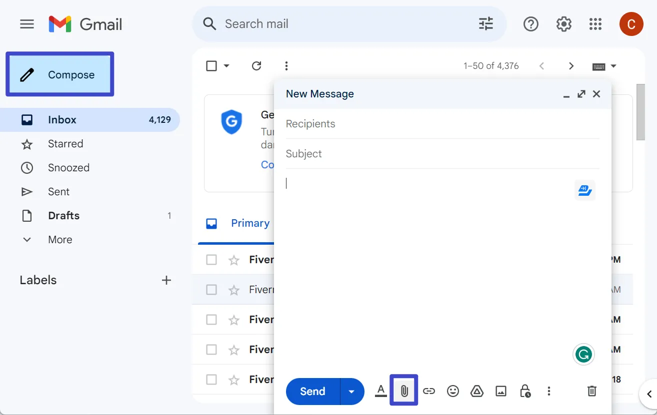 send pdf through gmail