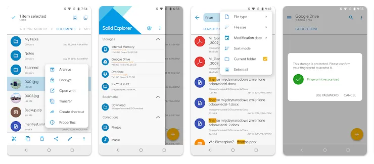 gestor de archivos para android