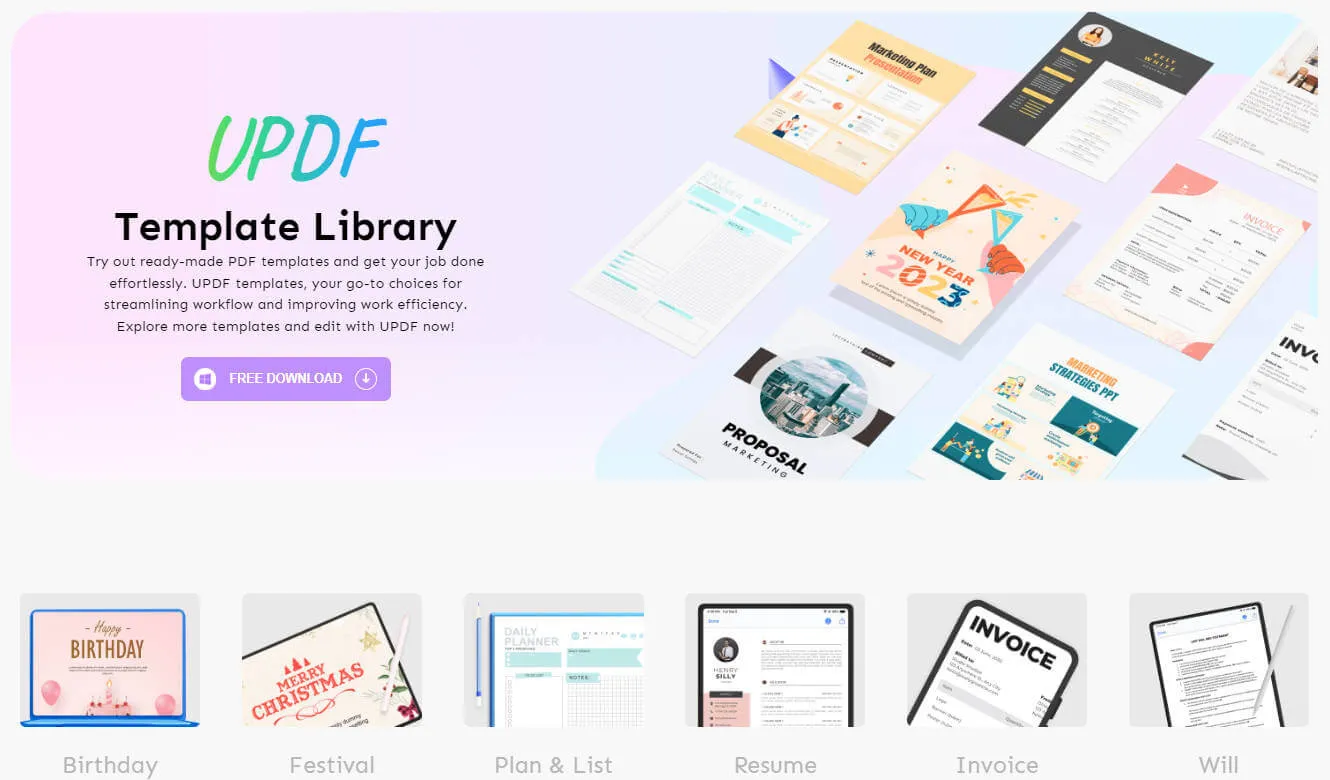 seo for pdf template library