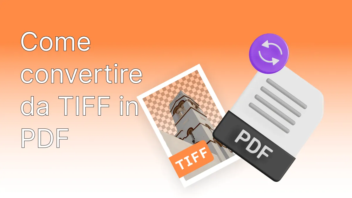 Il metodo formidabile per convertire da TIFF in PDF