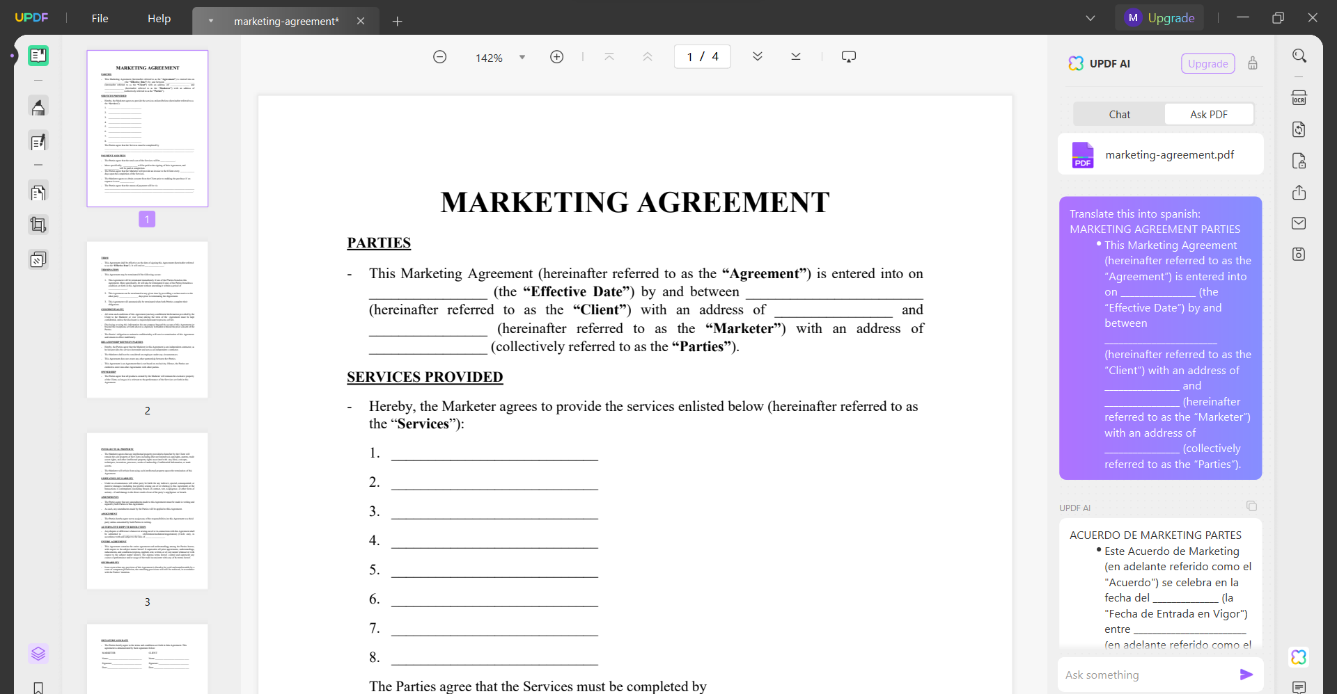 How To Do English To Spanish Document Translation UPDF How To Do English To Spanish Document Translation UPDF