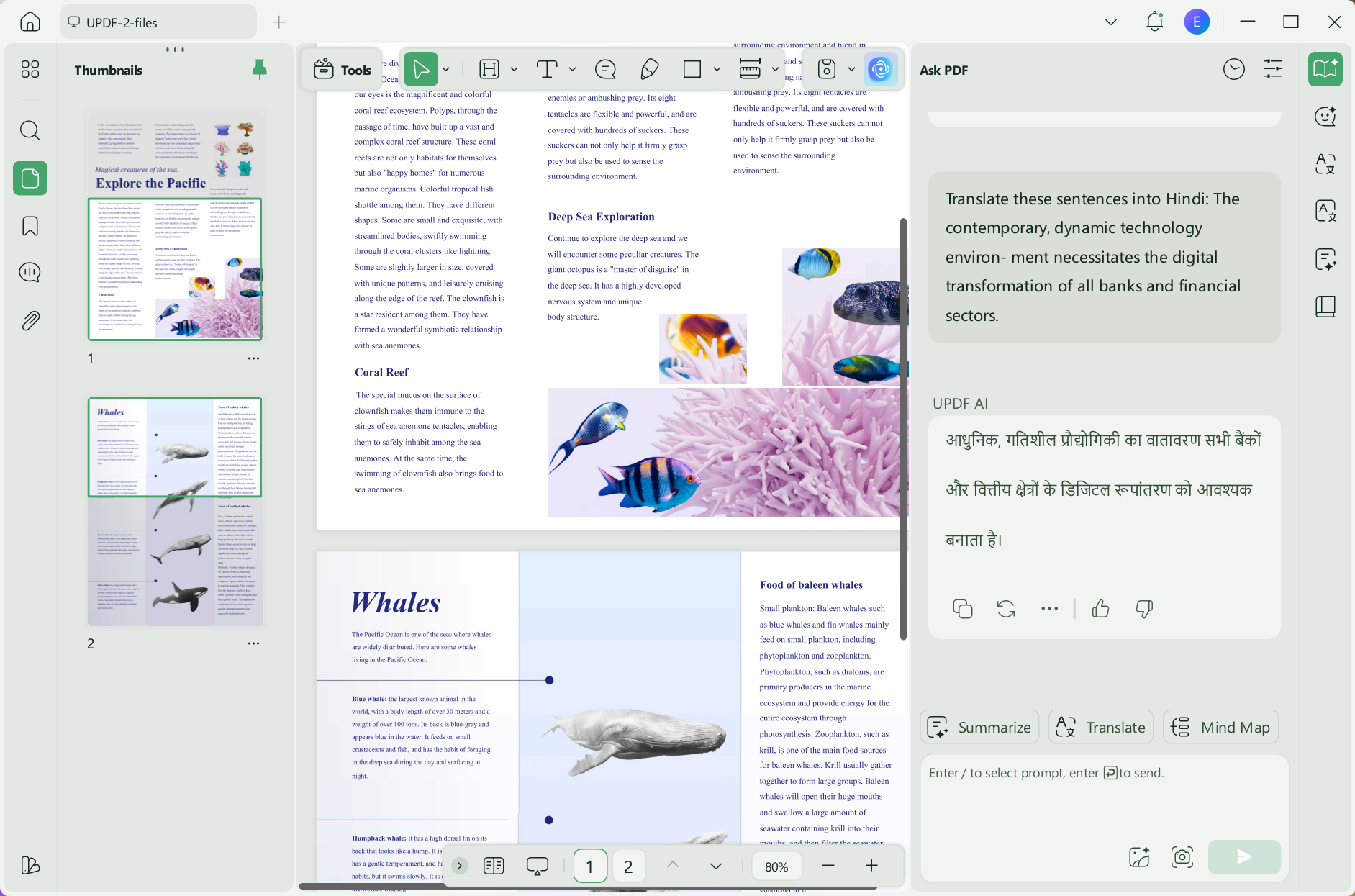 translate pdf to other language offline
