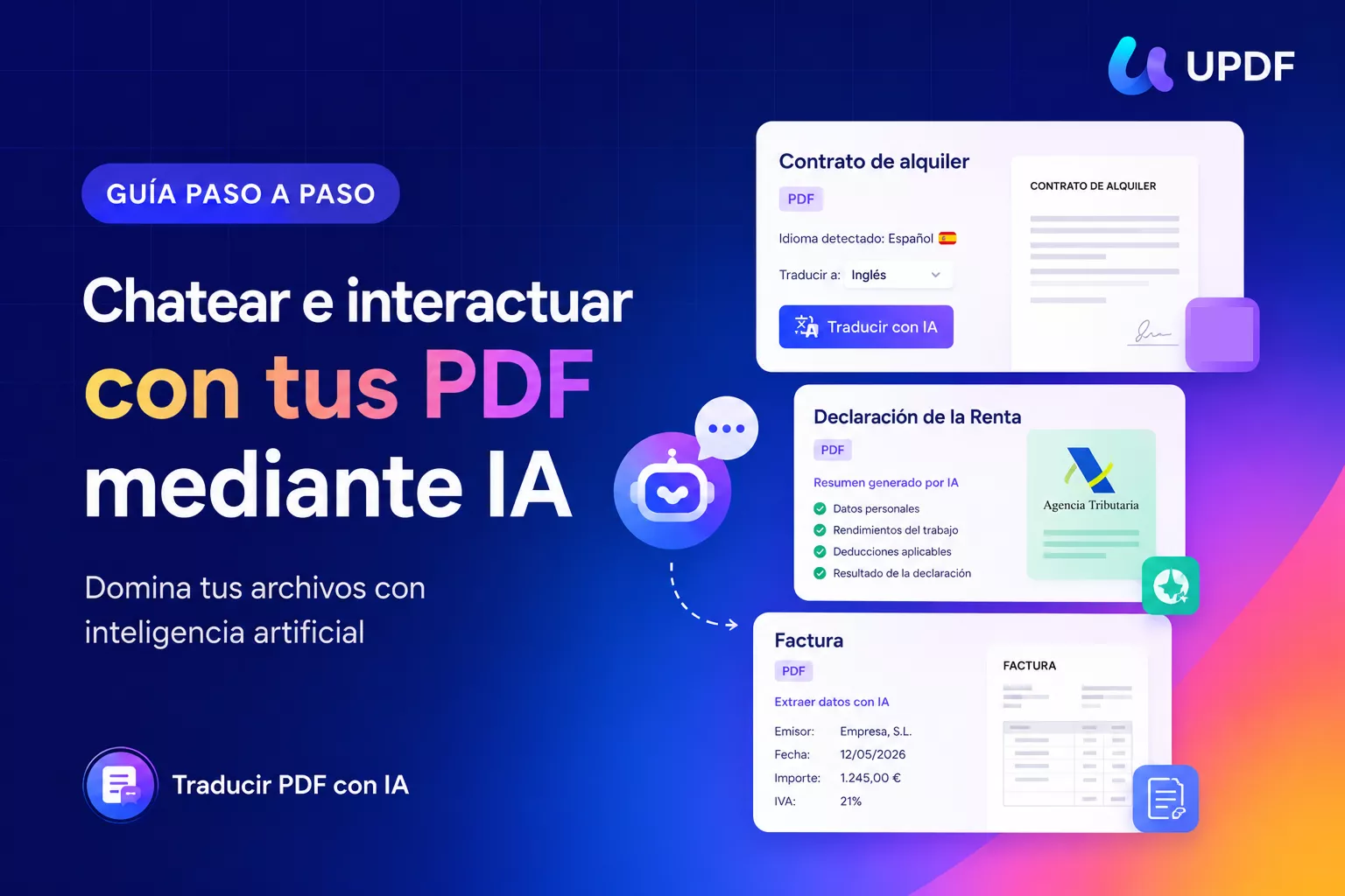 Chatear e interactuar con tus PDF mediante IA: Guía paso a paso para dominar tus archivos (2026)