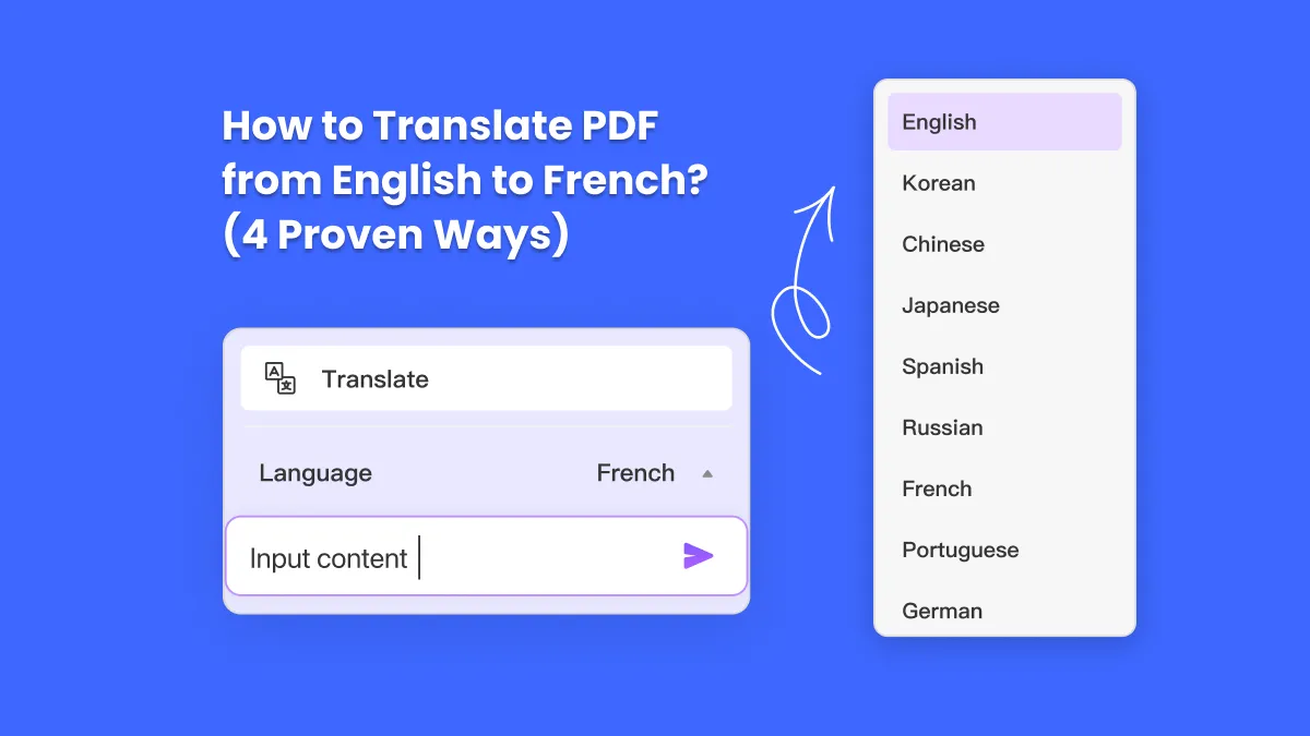 How to Translate PDF from English to French? (4 Proven Ways)