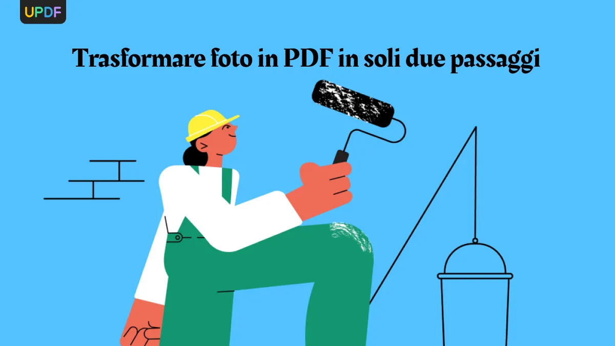 Trasformare foto in PDF in soli due passaggi