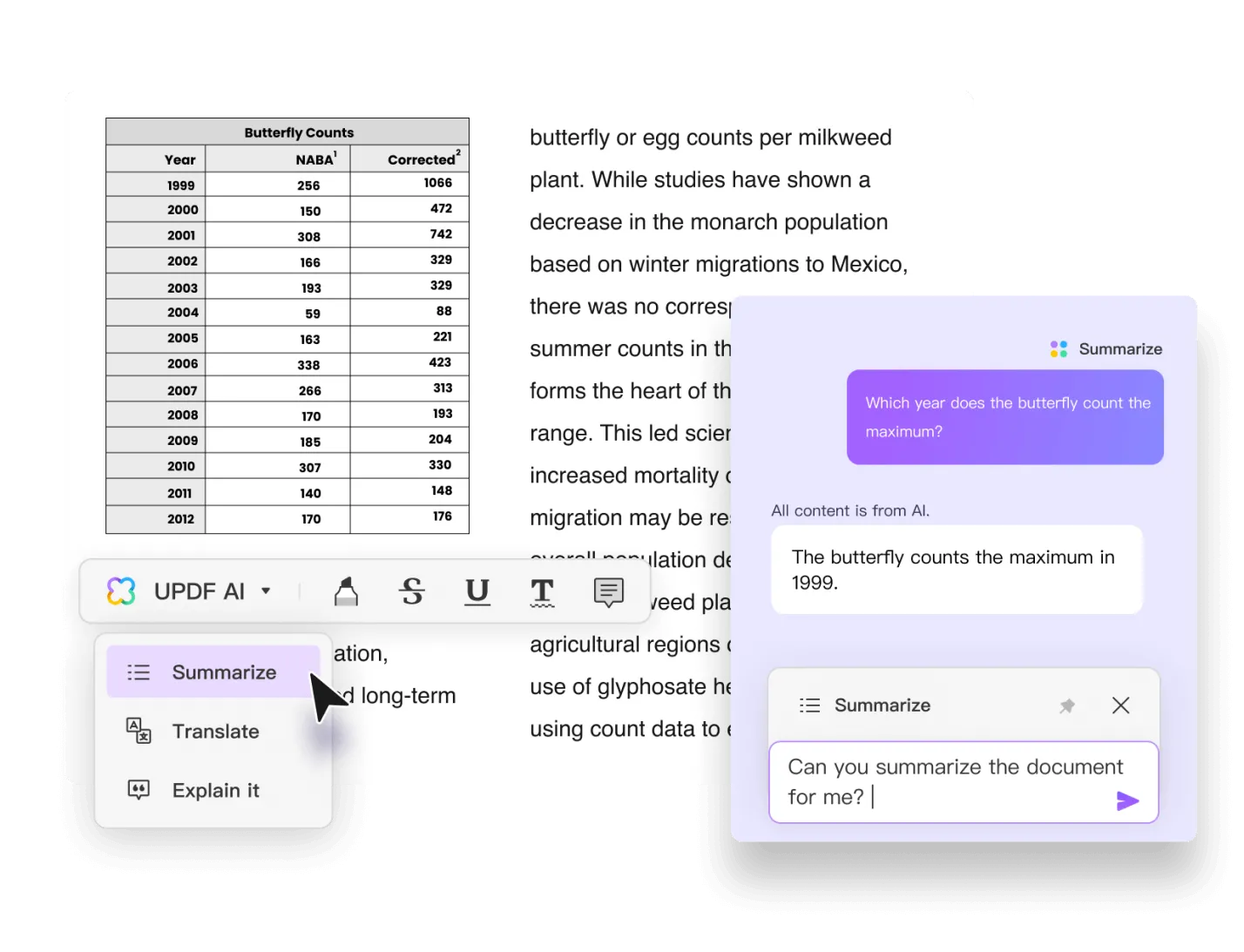 AI-Datenanalyse UPDF AI