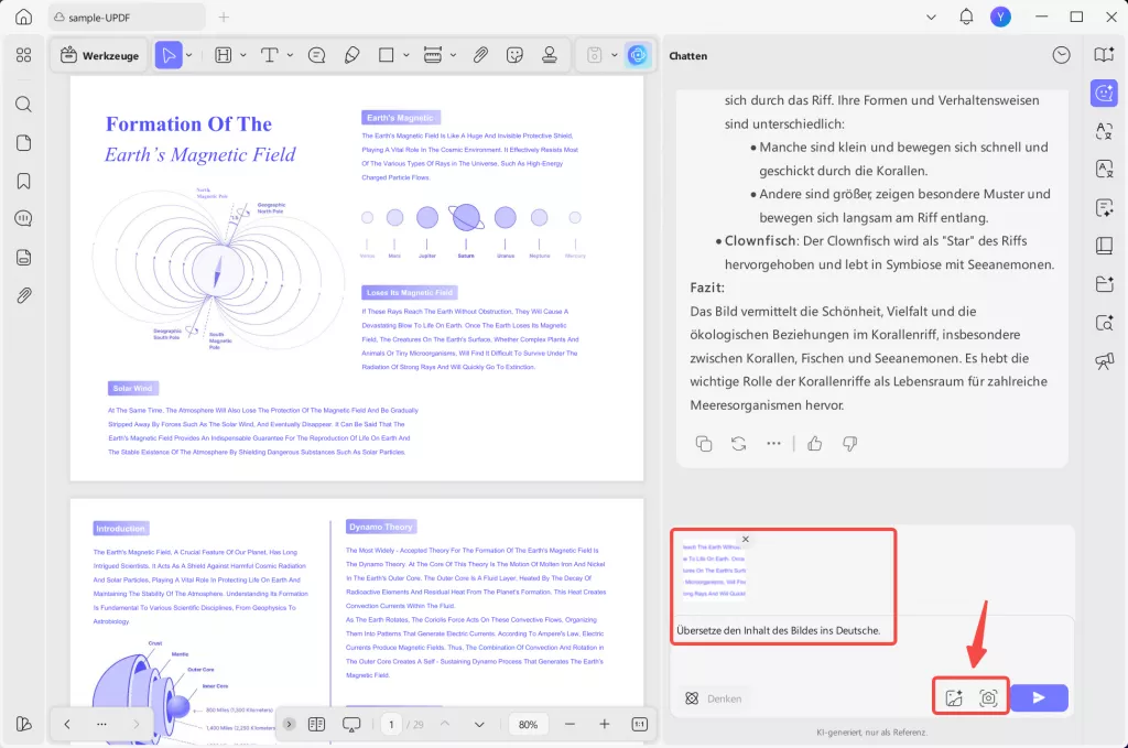 Screenshot/Bild übersetzen
