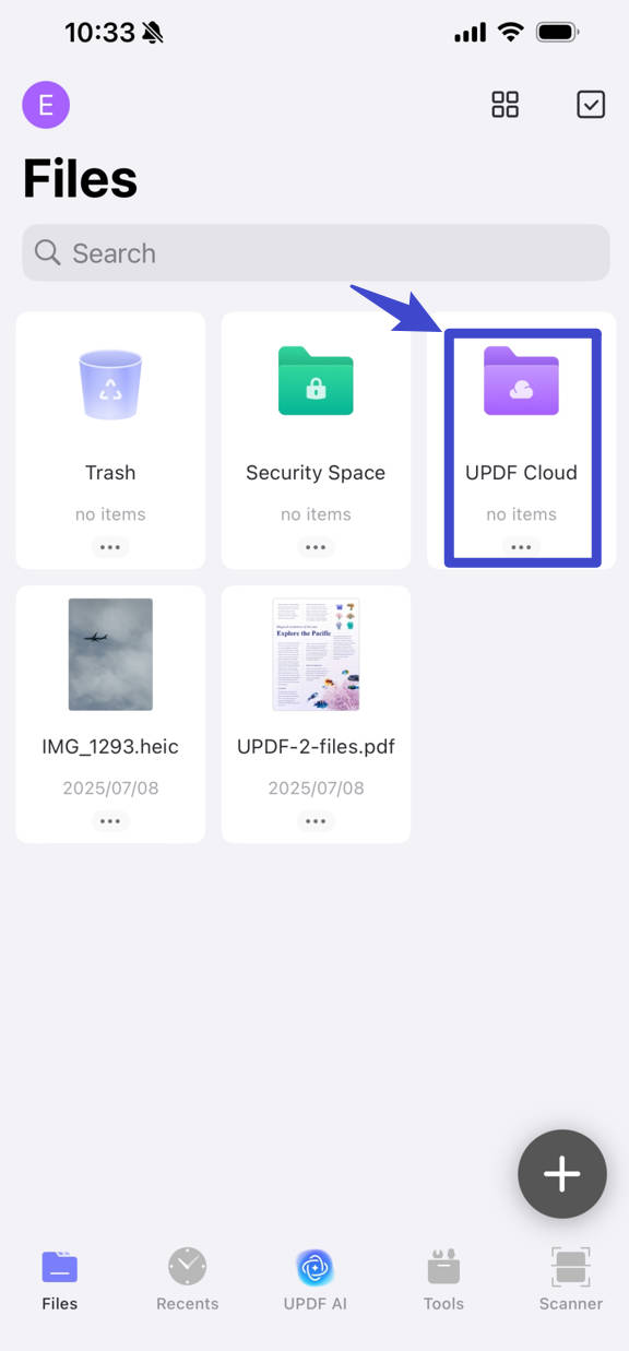 updf cloud ios