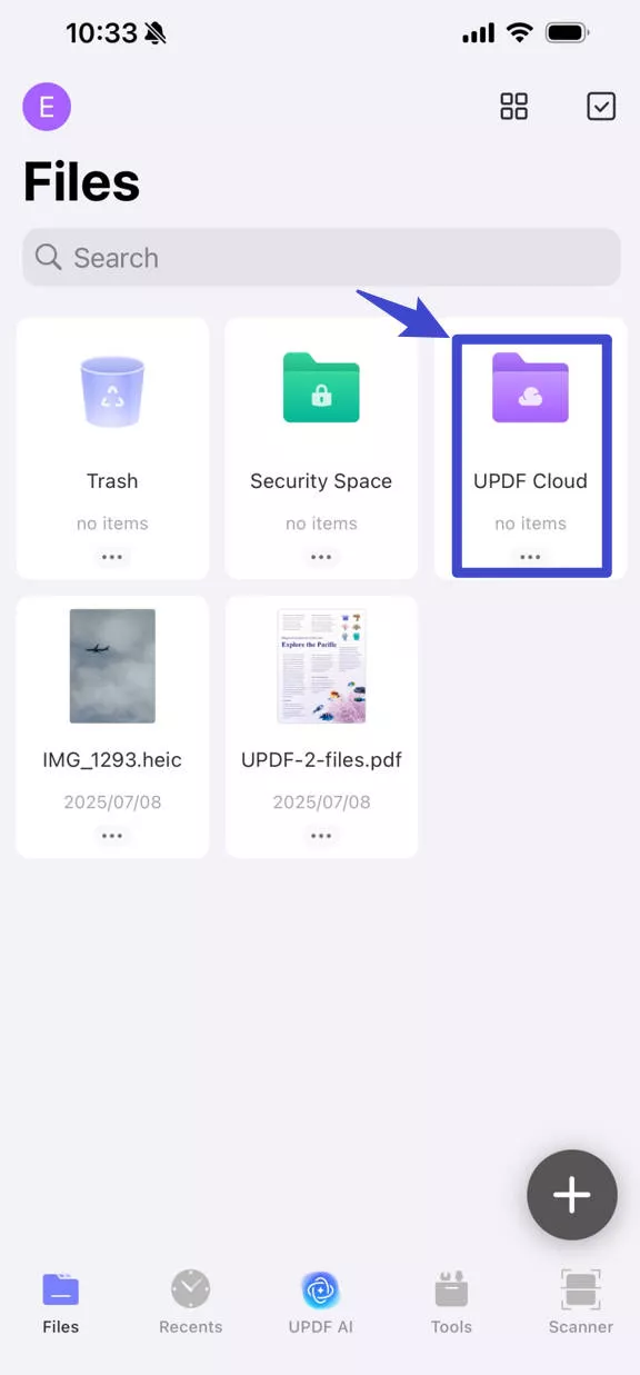 updf cloud ios