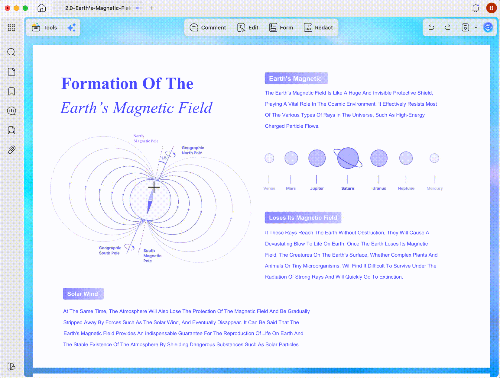 use UPDF to delete all PDF content in 1 click
