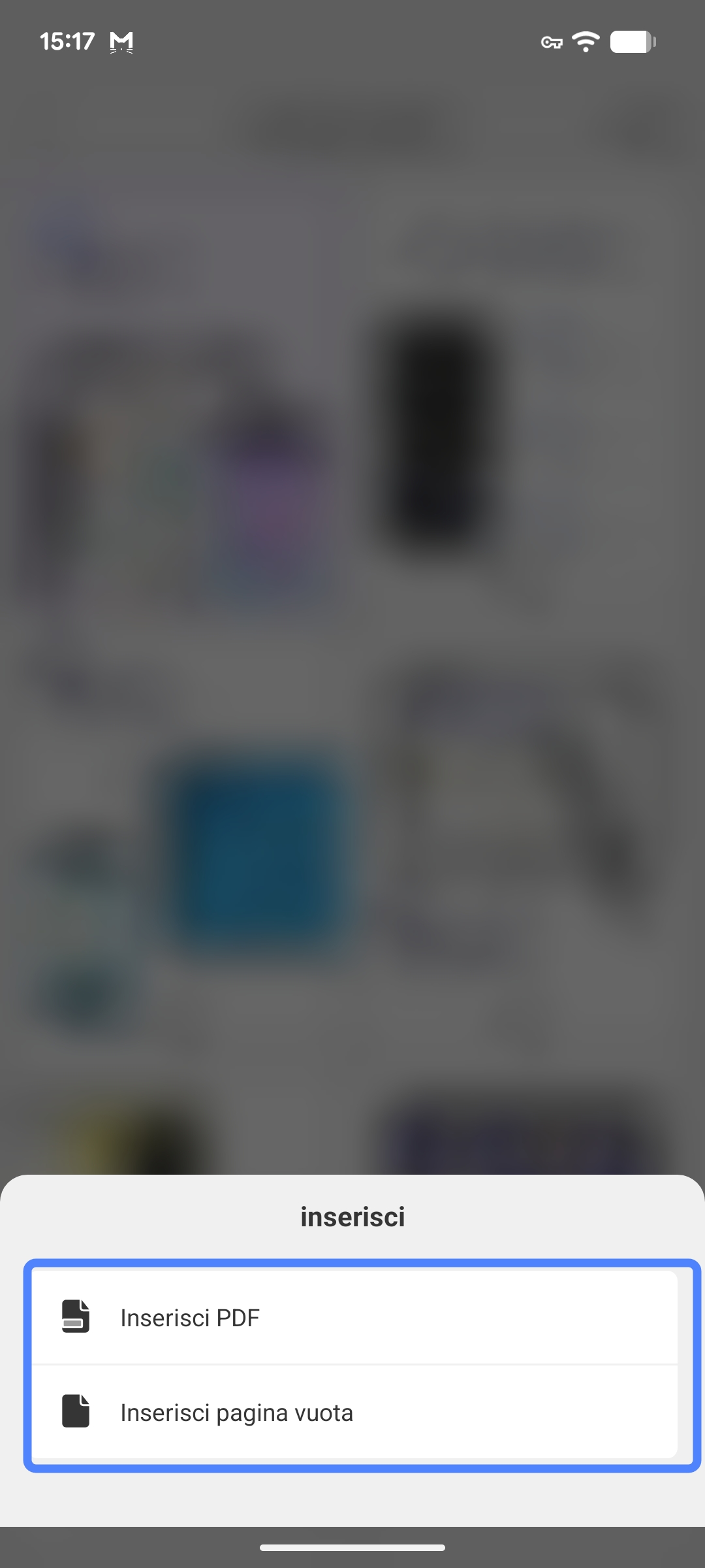 insert different pages android