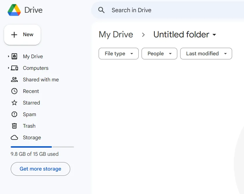 Upload the file to Google Drive
