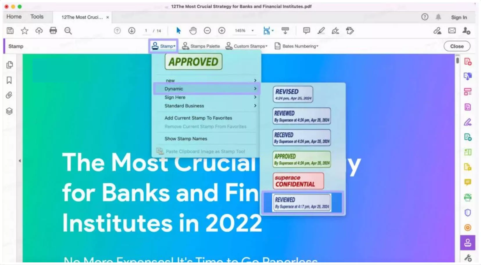 Utilisez le tampon personnalisé dans Adobe