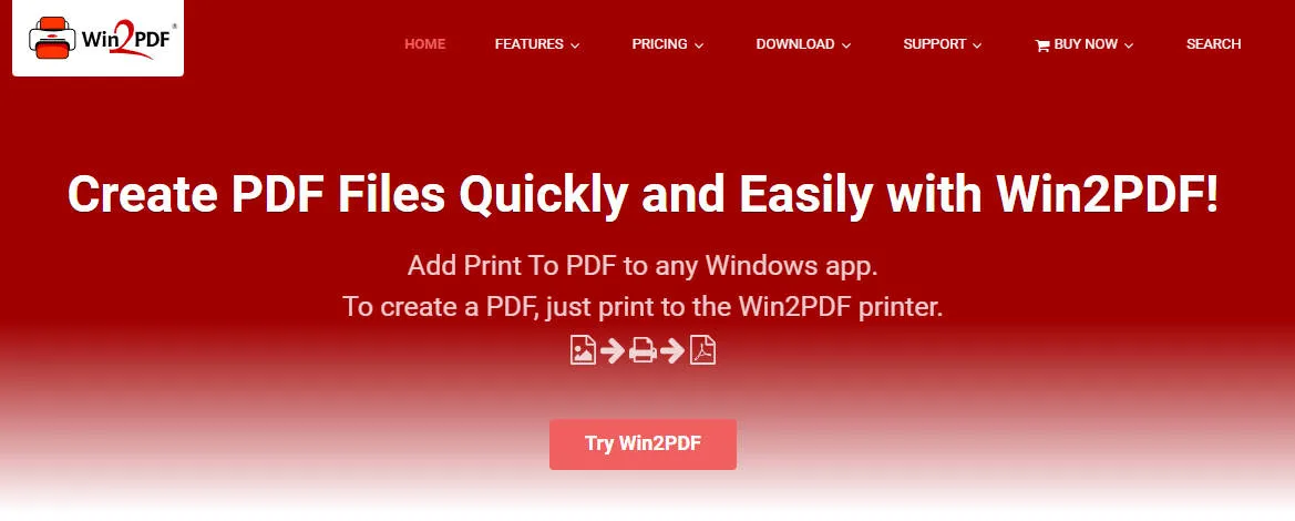 pdf print windows 10 win2pdf